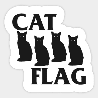 Cat Flag Sticker